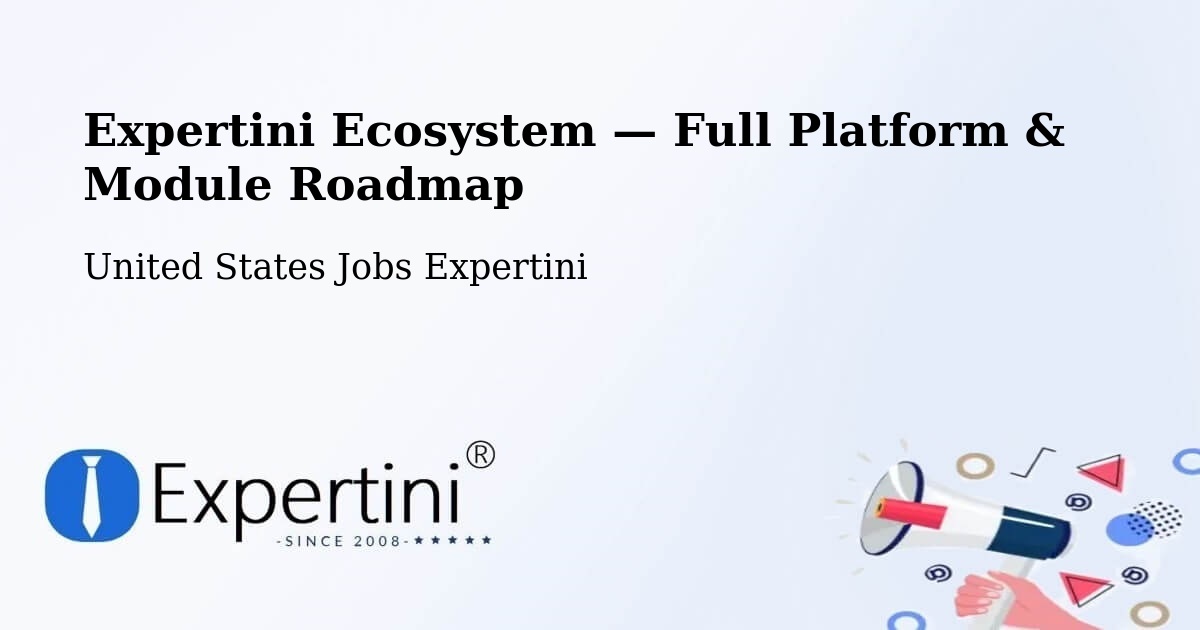 Expertini Ecosystem — Full Platform & Module Roadmap – Ranson